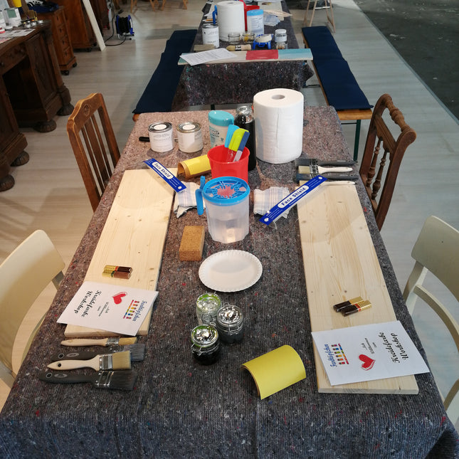 Workshop im Farbtöpfchen