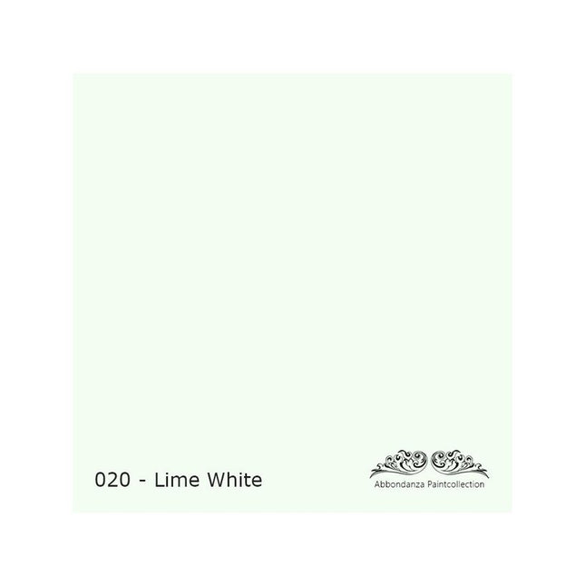 Farbmuster für Abbondanza Farbe Lime White Nr. 020