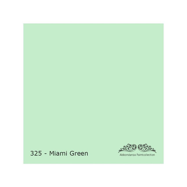 Farbmuster für Abbondanza Farbe Miami Green Nr. 325