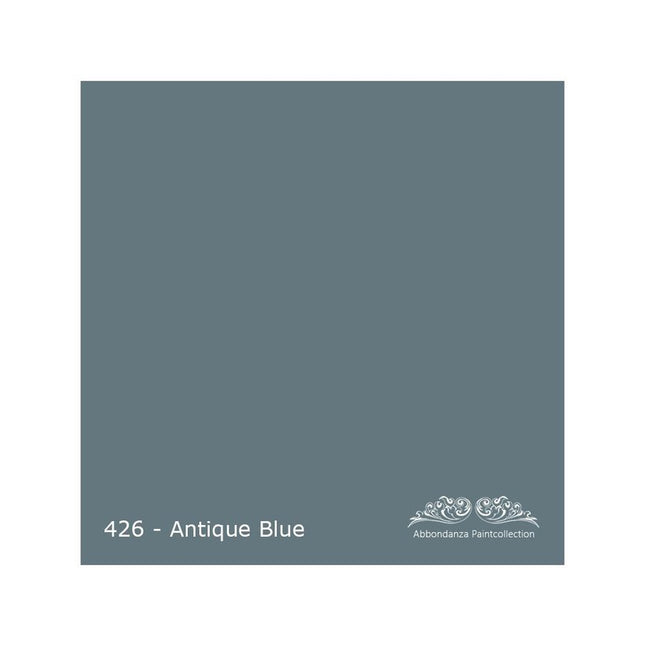 Farbmuster für Abbondanza Farbe Antique Blue Nr. 426