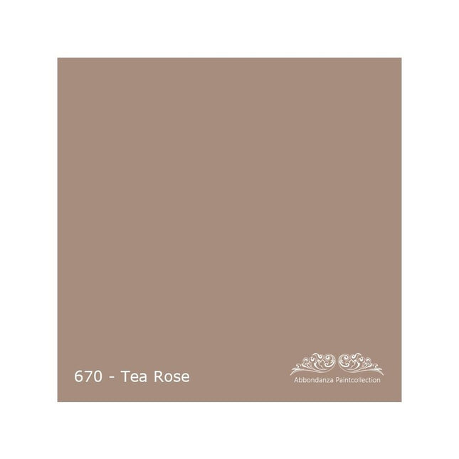 Farbmuster für Abbondanza Farbe Tea Rose Nr. 670