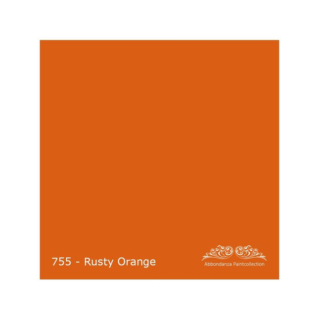 Farbbeispiel für Abbondanza Farbe Rusty Orange Nr. 755