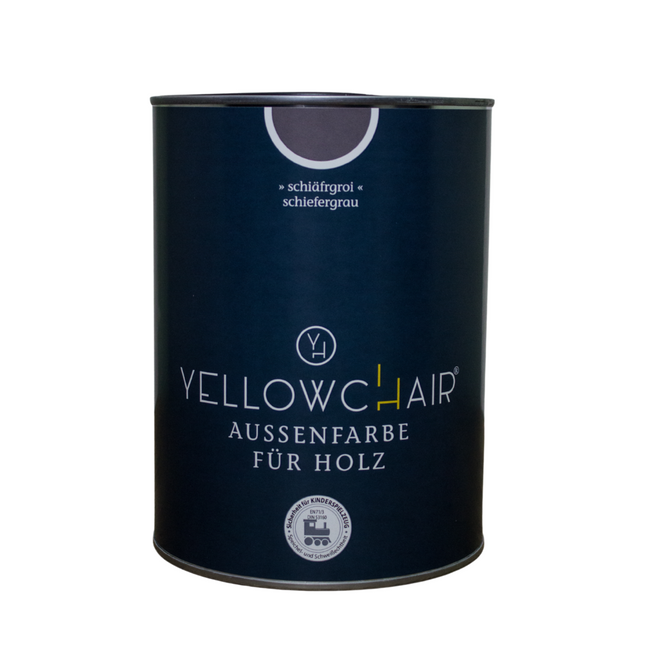 Eine Dose Schiefergrau Außenfarbe von Yellowchair