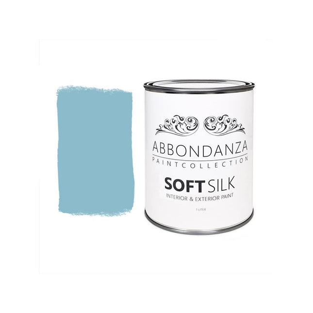 Eine Dose Abbondanza Soft Silk und ein Farbmuster für Abbondanza Farbe Baby Boy Nr. 475