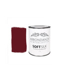 Eine Dose Abbondanza Soft Silk und ein Farbbeispiel für Abbondanza Farbe Burgundy Nr. 705