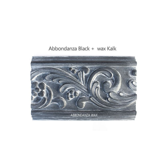 Abbondanza Wachs Kalk auf Schwarz