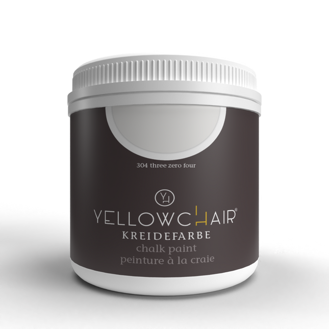 0,5 Liter Dose 5 Liter Eimer Yellowchair Kreidefarbe Hellgrau Nr. 304