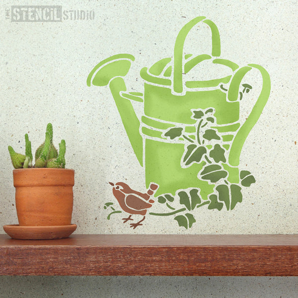 Watering Can / Gießkanne - The Stencil Studio