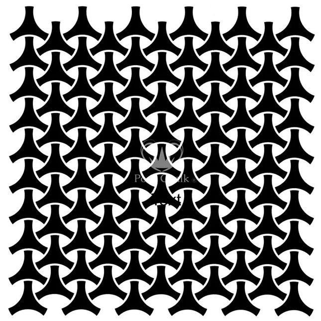 Geo Wave Schablone Posh Chalk