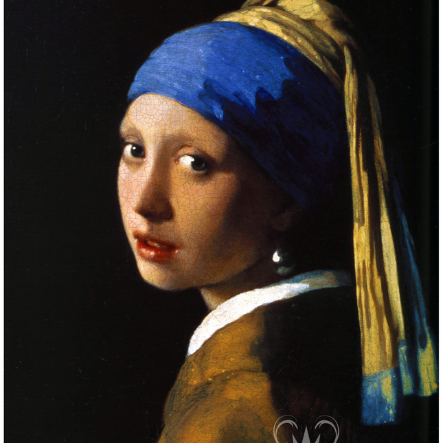 Decoupage Papier Margarita von Posh Chalk, das Mädchen mit den Perlenohringen.