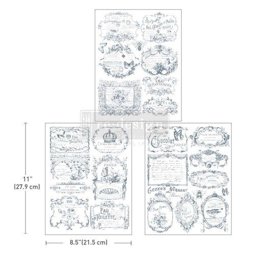 Redesign Prima - Vintage Labels I Middy Transfer