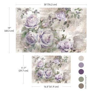 Decoupage Papier mit Blumen