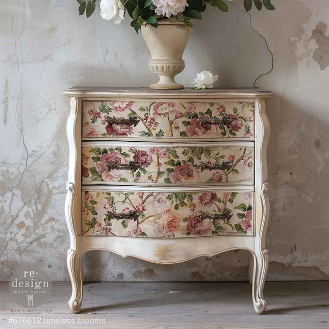 Timeless Blooms Decoupage Papier