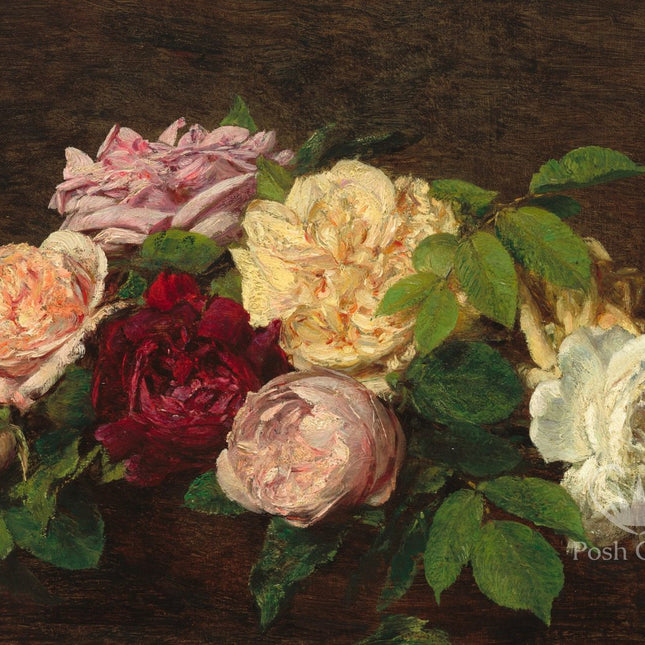 Rustic Roses - Posh Chalk Decoupage Papier