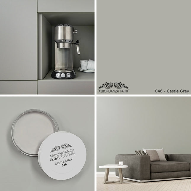 Farbinspirationen in der Farbe Castle Grey von Abbondanza