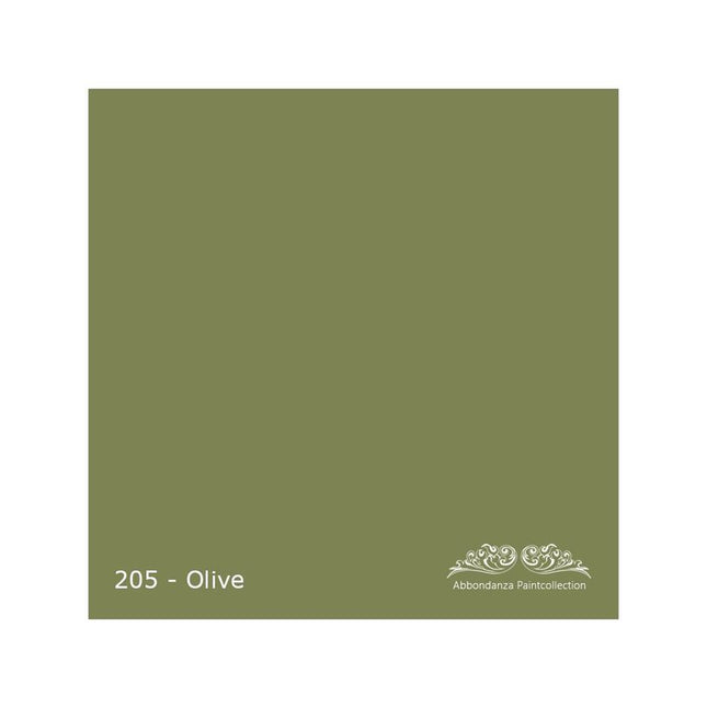 Farbmuster für Abbondanza Farbe Olive Nr. 205