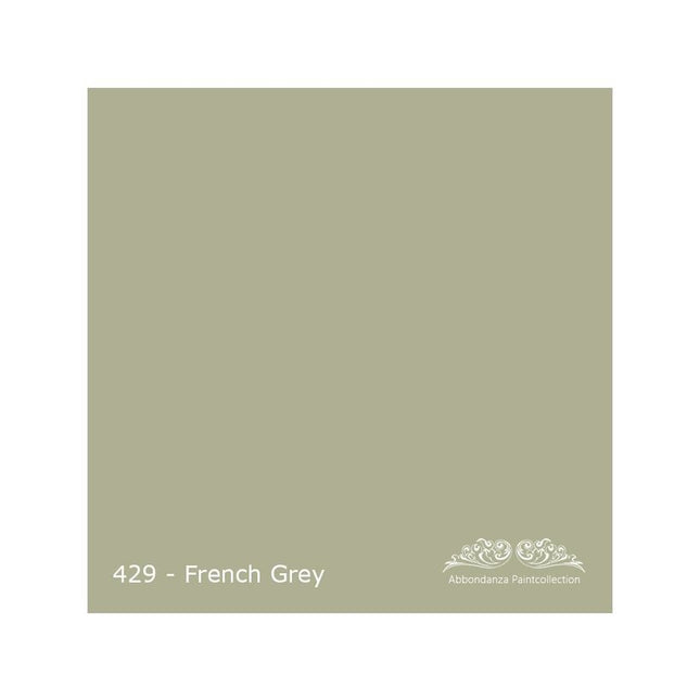 Farbmuster für Abbondanza Farbe French Grey Nr. 429