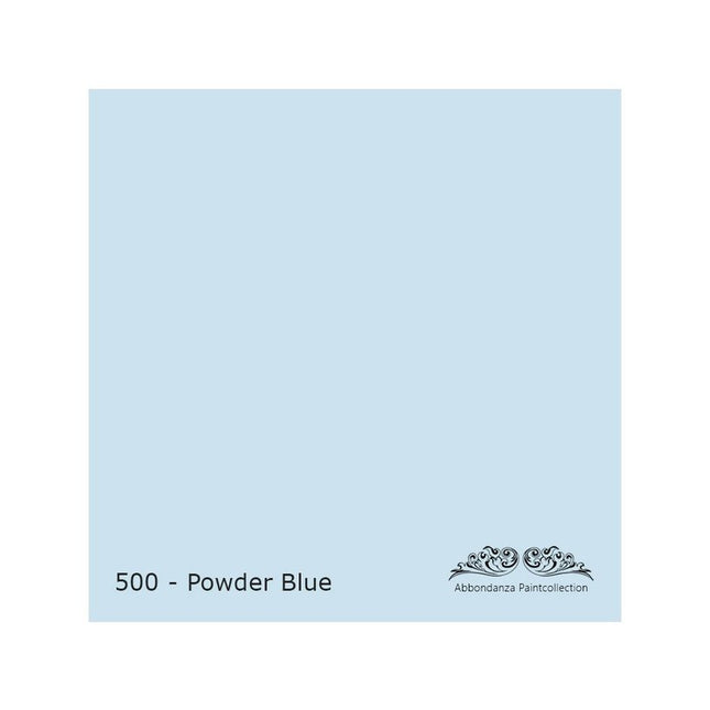 Farbmuster für Abbondanza Farbe Powder Blue Nr. 500