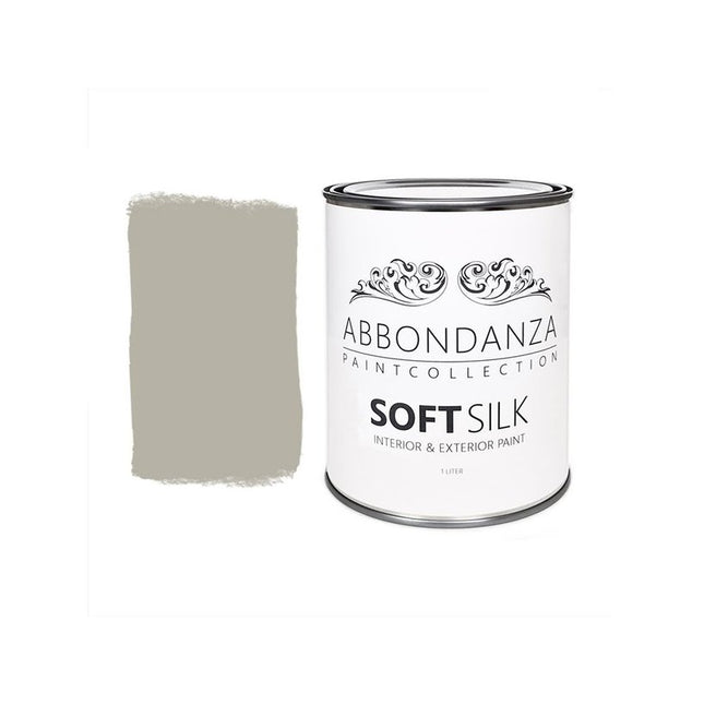 Eine Dose Abbondanza Soft Silk und ein Farbmuster für Abbondanza Farbe Loft Nr. 052