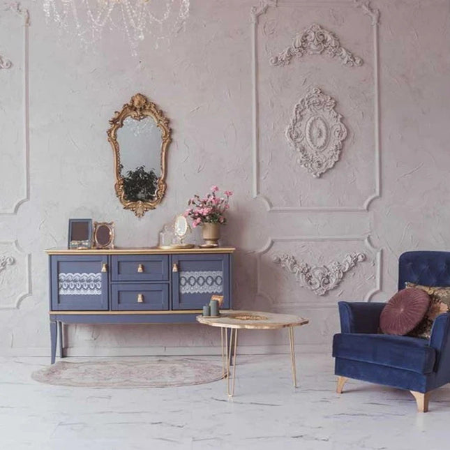 Vintage Wallpaper - Redesign with Prima Transfer