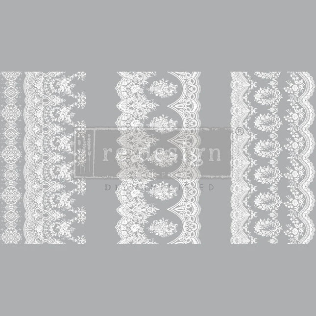 Vintage Wallpaper - Redesign with Prima Transfer