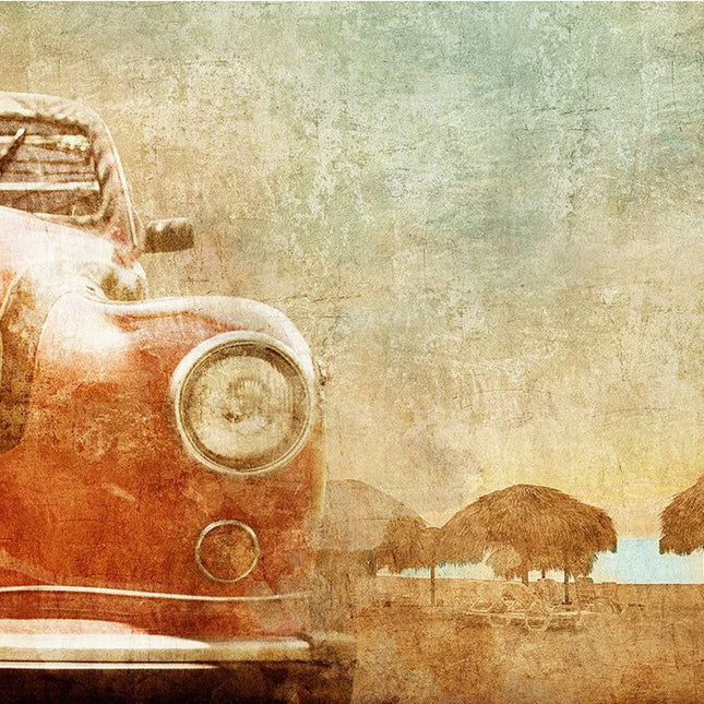 Mint by Michelle "Vintage Red Car" A3