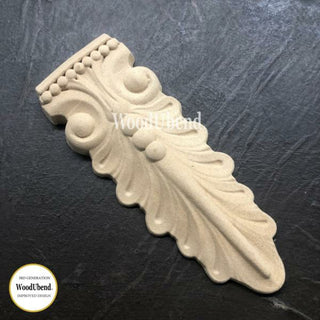 WoodUbend 1006 - Corbels Leaves 13 x 5 cm