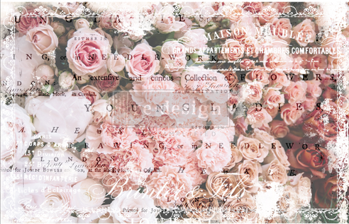 Redesign Decoupage Decor Tissue - Angelic Rose Garden