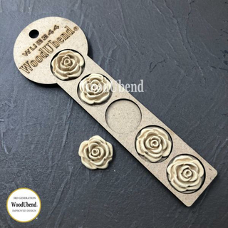 WoodUbend 344 - Swirl Rose 2,7 x 2,7 cm