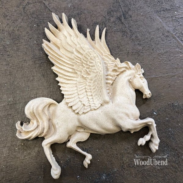 WoodUbend 2175 Horse with Wings 7 x 8 cm