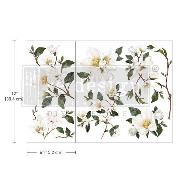 White Magnolia - re.design Transfer