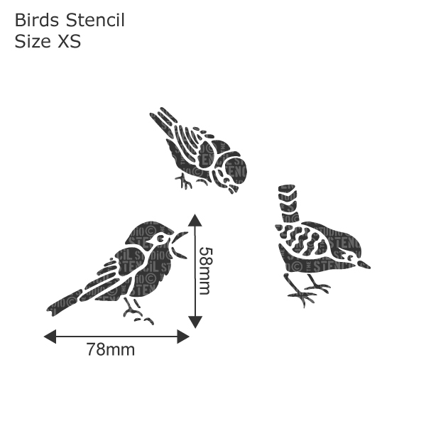 Birds / Vögel - The Stencil Studio
