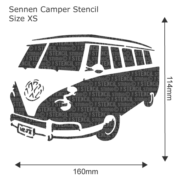 Sennen Camper Van / VW Bus - The Stencil Studio